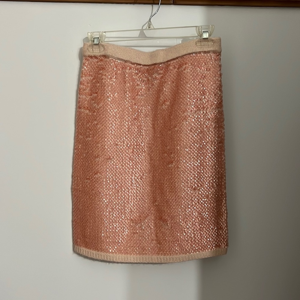 Sequins knit skirt